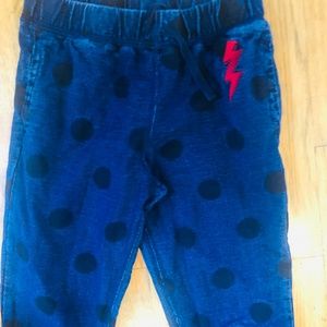 GAP POLKA DOT JOGGER JEANS WITH LIGHTENING BOLT
